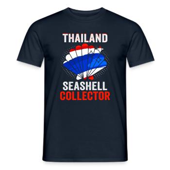 Thailand Strandurlaub am Meer Design Strandmotiv - Männer T-Shirt - Navy - Vorne - AI Model Male 178 light (178cm)