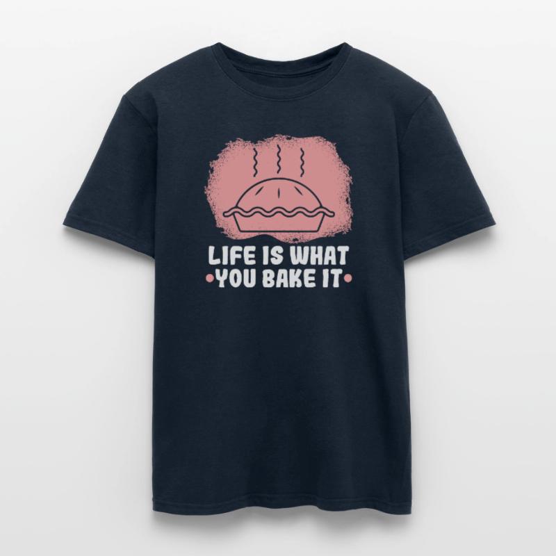 Kekse und Kuchen Backen Bäckerin oder Hobbybäcker Männer T-Shirt