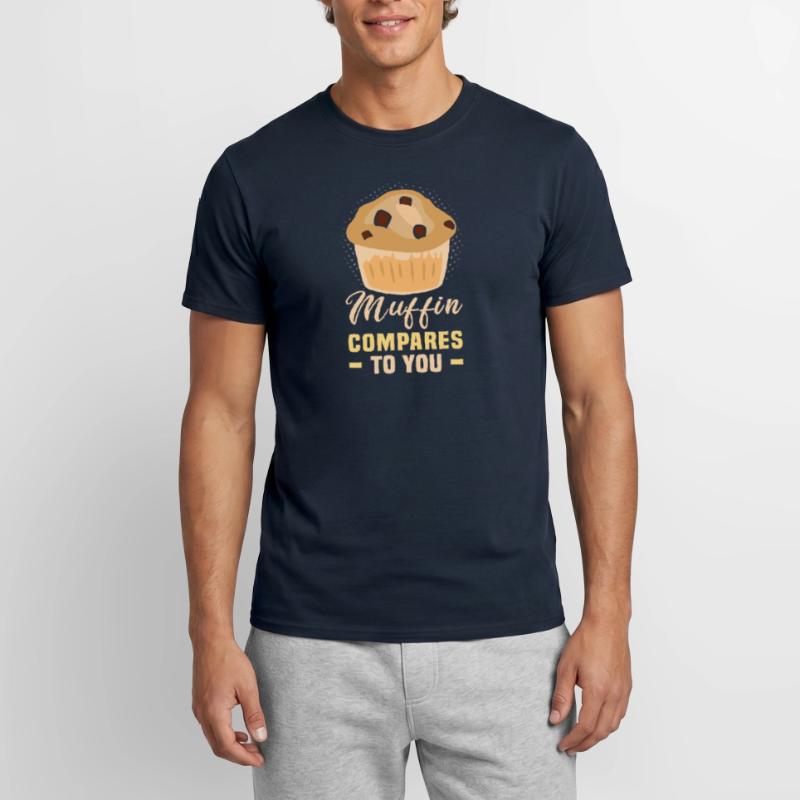 Kekse und Kuchen Backen Bäckerin oder Hobbybäcker Männer T-Shirt