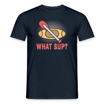 Sup Stand Up Paddle Design Sup Board Paddeln - T-shirt homme - marine - Devant - AI Model Male 178 light (178cm)