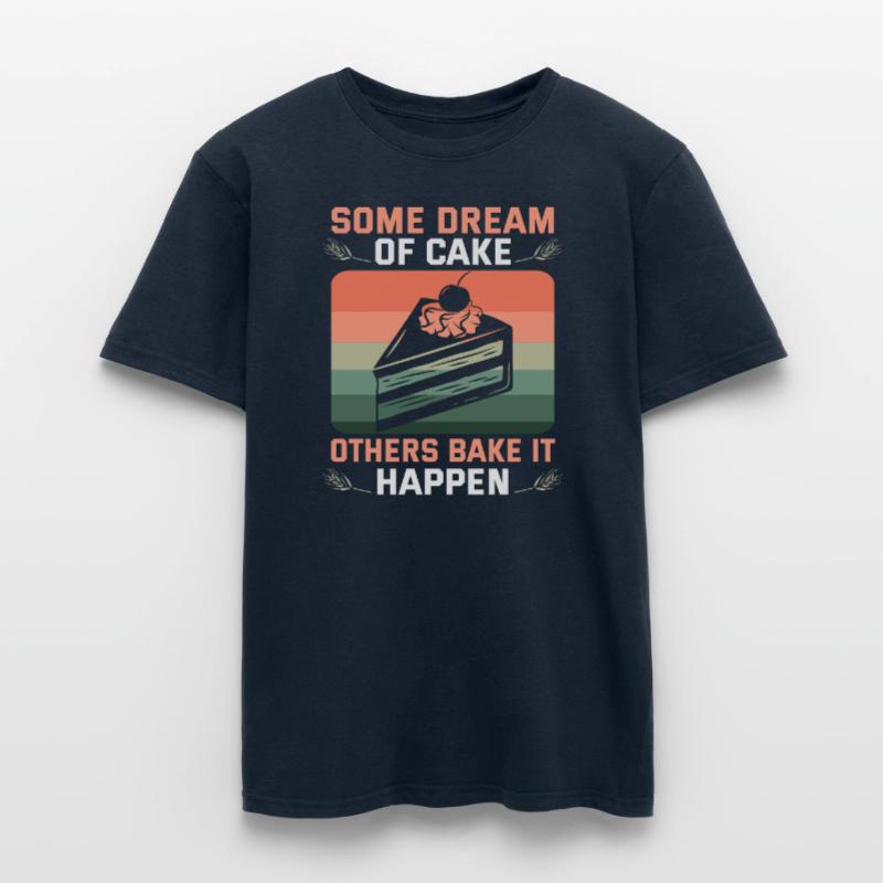 Kekse und Kuchen Backen Bäckerin oder Hobbybäcker Männer T-Shirt