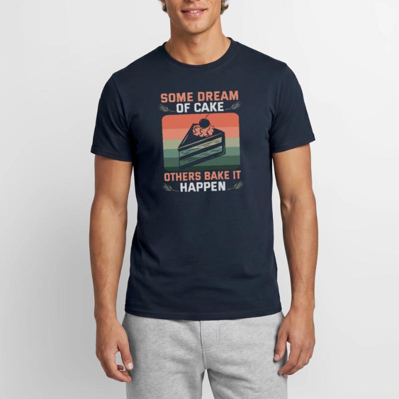 Kekse und Kuchen Backen Bäckerin oder Hobbybäcker Männer T-Shirt