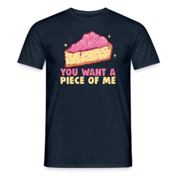 Baking cookies and cakes Baker or hobby baker - Men's T-Shirt - navy - Front - AI Model Male 178 light (178cm)