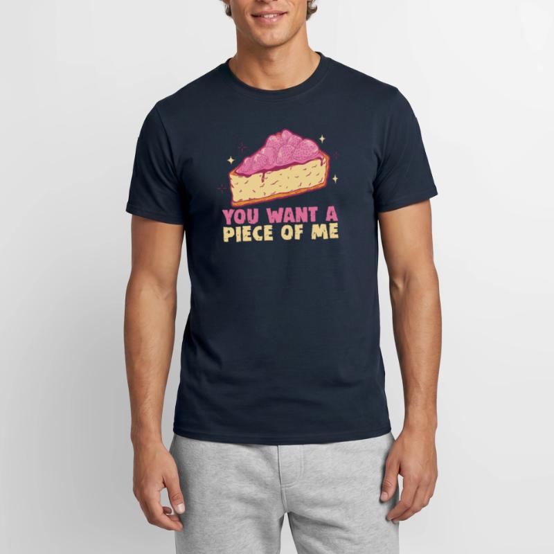 Kekse und Kuchen Backen Bäckerin oder Hobbybäcker Männer T-Shirt