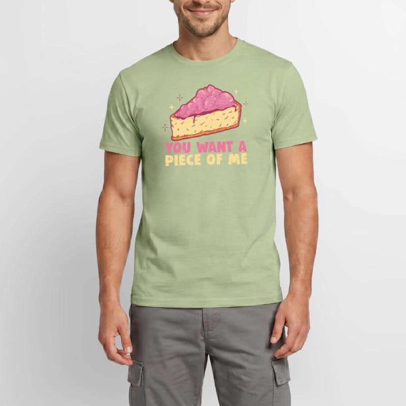 Kekse und Kuchen Backen Bäckerin oder Hobbybäcker Männer T-Shirt