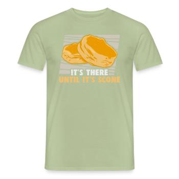 Cuisson de biscuits et de gâteaux Boulanger ou boulanger amateur - T-shirt homme - vert sauge - Devant - AI Model Male 178 light (178cm)
