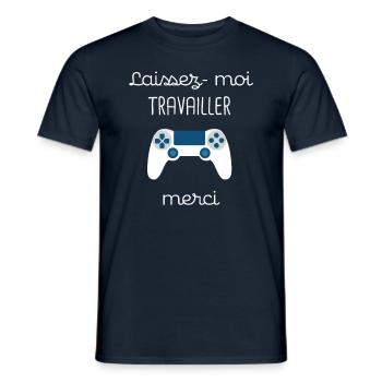 Idée cadeau garçon ado - T-shirt homme - marine - Devant - AI Model Male 178 light (178cm)