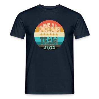 Dream Team - Men's T-Shirt - navy - Front - AI Model Male 178 light (178cm)