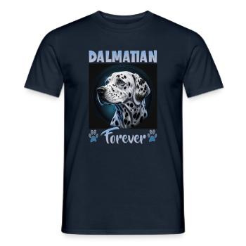 Dog saying Dalmatian design for dog lovers - Men's T-Shirt - navy - Front - AI Model Male 178 light (178cm)