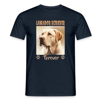 Hunde Spruch Labrador Retriever Design für - Männer T-Shirt - Navy - Vorne - AI Model Male 178 light (178cm)
