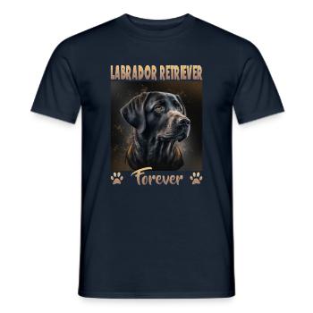 Dog Saying Labrador Retriever Design for - Men's T-Shirt - navy - Front - AI Model Male 178 light (178cm)