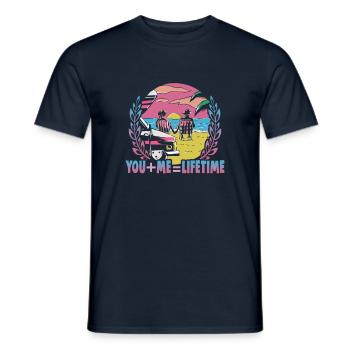 Valentinstag Geschenke Liebhaber Und Paare Designs - Männer T-Shirt - Navy - Vorne - AI Model Male 178 light (178cm)