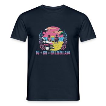 Valentinstag Geschenke Liebhaber Und Paare Designs - Männer T-Shirt - Navy - Vorne - AI Model Male 178 light (178cm)