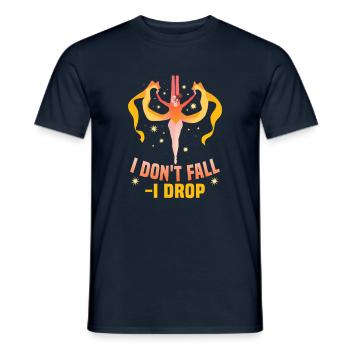 Luftakrobatik Aerialist Design für Luftgymnastic - Männer T-Shirt - Navy - Vorne - AI Model Male 178 light (178cm)