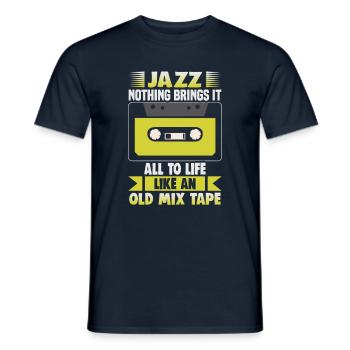 Jazz Musik Orchester Musiker - Männer T-Shirt - Navy - Vorne - AI Model Male 178 light (178cm)