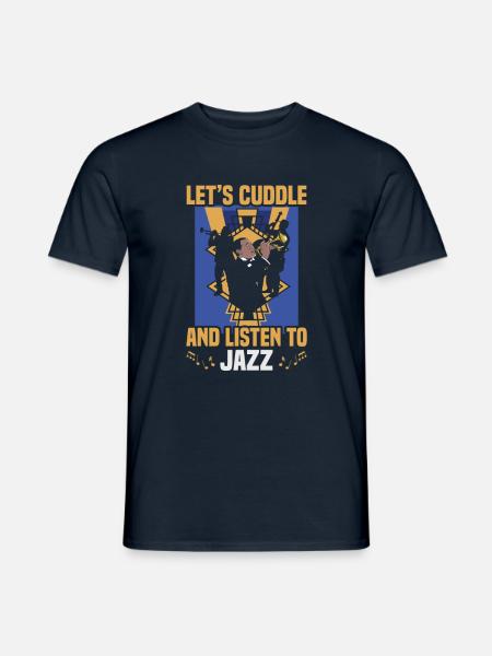 Jazz Music Orchestra Musicians - Men's T-Shirt - navy