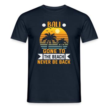 Bali Indonesien Strandurlaub am Meer - Männer T-Shirt - Navy - Vorne - AI Model Male 178 light (178cm)