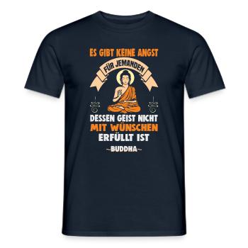 Buddhist Meditation Zen Buddha Buddhismus und Yoga - Männer T-Shirt - Navy - Vorne - AI Model Male 178 light (178cm)