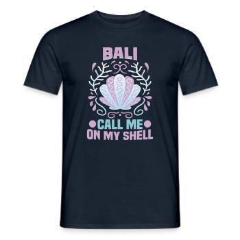 Bali Indonesien Strandurlaub am Meer - Männer T-Shirt - Navy - Vorne - AI Model Male 178 light (178cm)