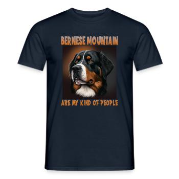 Chiens Bernois Mountain Dog Lovers Aussie - T-shirt homme - marine - Devant - AI Model Male 178 light (178cm)
