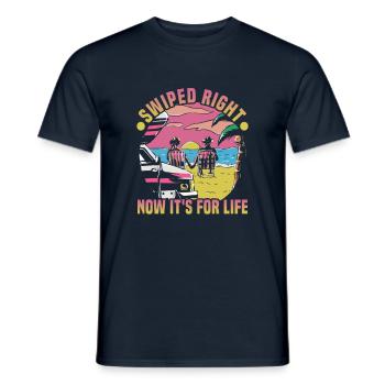 Valentinstag Geschenke Liebhaber Und Paare Designs - Männer T-Shirt - Navy - Vorne - AI Model Male 178 light (178cm)