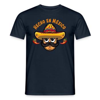 Mexico Beach Holiday by the Sea Design Beach Motif - Men's T-Shirt - navy - Front - AI Model Male 178 light (178cm)
