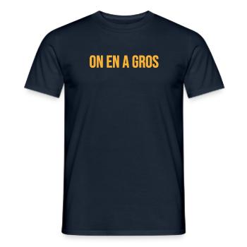 On en a gros - T-shirt homme - marine - Devant - AI Model Male 178 light (178cm)