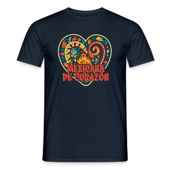 Mexico beach holiday by the sea design beach motif - Men's T-Shirt - navy - Front - AI Model Male 178 light (178cm)