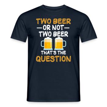 Bartender Waiter Bartender Cocktail Bar Barmaid - Men's T-Shirt - navy - Front - AI Model Male 178 light (178cm)