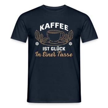 Ich Mag Kaffee Geschenkideen Kaffeeliebhaber - Männer T-Shirt - Navy - Vorne - AI Model Male 178 light (178cm)
