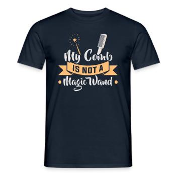 Friseurin Barber Frisörin Friseursalon - Männer T-Shirt - Navy - Vorne - AI Model Male 178 light (178cm)