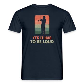 Trompeter Orchester Musiker Trompetenspieler - Männer T-Shirt - Navy - Vorne - AI Model Male 178 light (178cm)