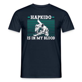 Entraîneur de Hapkido Fighter Hapkido Dojo - T-shirt homme - marine - Devant - AI Model Male 178 light (178cm)
