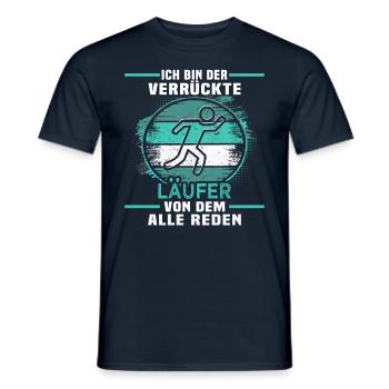 Laufen Läufer Geburtstag Laufsport Joggen - Männer T-Shirt - Navy - Vorne - AI Model Male 178 light (178cm)