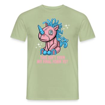Bisexual Transgender Pride Day LGBT - Men's T-Shirt - sage - Front - AI Model Male 178 light (178cm)