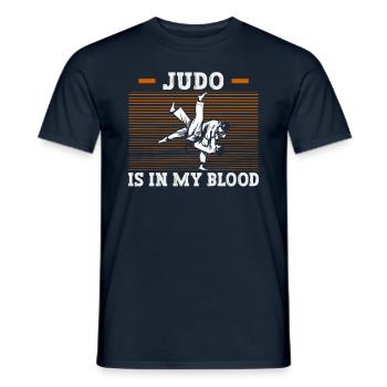 Judo Kampfsport Judo Trainer Judoka - Männer T-Shirt - Navy - Vorne - AI Model Male 178 light (178cm)