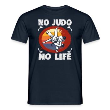 Judo Kampfsport Judo Trainer Judoka - Männer T-Shirt - Navy - Vorne - AI Model Male 178 light (178cm)