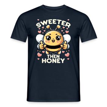 Amoureux des abeilles Apiculteurs Amis de la nature Apiculteurs - T-shirt homme - marine - Devant - AI Model Male 178 light (178cm)
