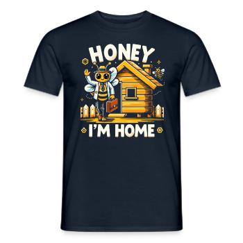 Amoureux des abeilles Apiculteurs Amis de la nature Apiculteurs - T-shirt homme - marine - Devant - AI Model Male 178 light (178cm)