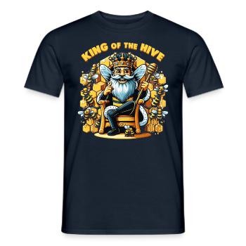 Bee Lovers Beekeepers Naturefriends Beekeepers - Men's T-Shirt - navy - Front - AI Model Male 178 light (178cm)