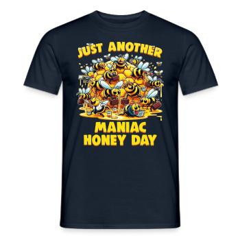Amoureux des abeilles Apiculteurs Amis de la nature Apiculteurs - T-shirt homme - marine - Devant - AI Model Male 178 light (178cm)