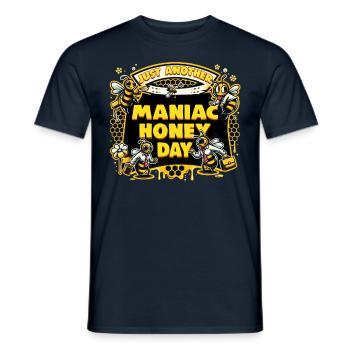 Amoureux des abeilles Apiculteurs Amis de la nature Apiculteurs - T-shirt homme - marine - Devant - AI Model Male 178 light (178cm)