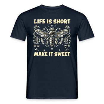 Amoureux des abeilles Apiculteurs Amis de la nature Apiculteurs - T-shirt homme - marine - Devant - AI Model Male 178 light (178cm)