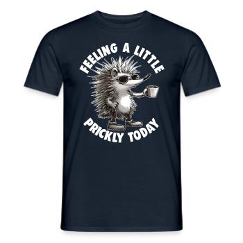Süßer Igel Liebhaber Lustiger Igel Niedlicher Igel - Männer T-Shirt - Navy - Vorne - AI Model Male 178 light (178cm)