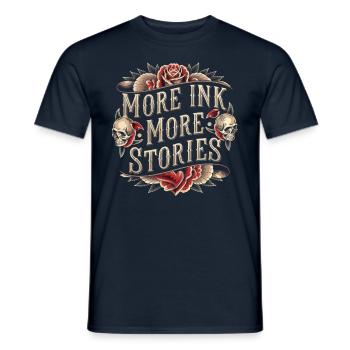 Tattoo Studio Tattoo Artist Tattoo Ideen - Männer T-Shirt - Navy - Vorne - AI Model Male 178 light (178cm)