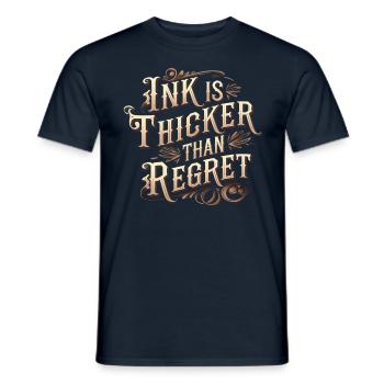 Tattoo Studio Tattoo Artist Tattoo Ideen - Männer T-Shirt - Navy - Vorne - AI Model Male 178 light (178cm)