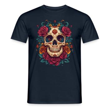 Studio de tatouage Artiste tatoueur Idées de tatouage - T-shirt homme - marine - Devant - AI Model Male 178 light (178cm)