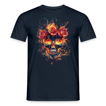 Tattoo Studio Tattoo Artist Tattoo Ideen - Männer T-Shirt - Navy - Vorne - AI Model Male 178 light (178cm)