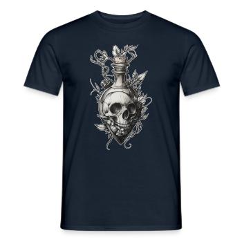 Tattoo Studio Tattoo Artist Tattoo Ideen - Männer T-Shirt - Navy - Vorne - AI Model Male 178 light (178cm)