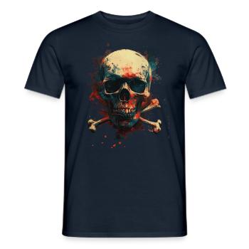 Tattoo Studio Tattoo Artist Tattoo Ideen - Männer T-Shirt - Navy - Vorne - AI Model Male 178 light (178cm)